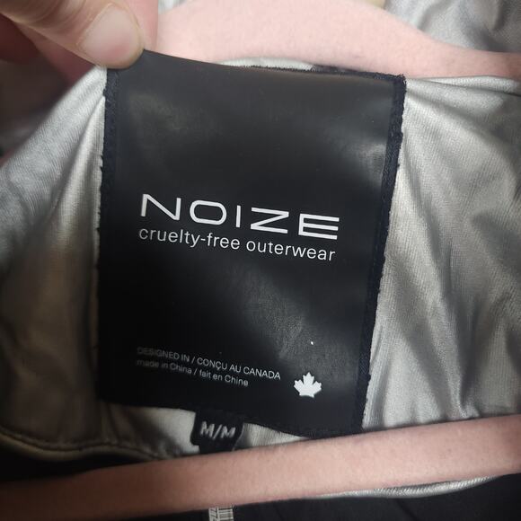 Noize Silver Lexi Puffer Coat Size M - Picture 8 of 10